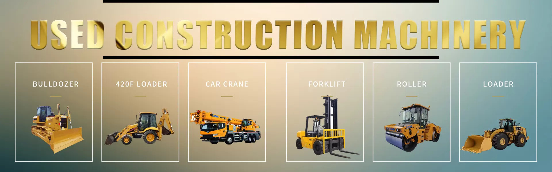 qualité CAT Excavators utilisée usine